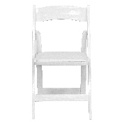 HERCULES Series White Wood Folding Chair with Vinyl Padded Seat, XF-2901-WH-WOOD-GG