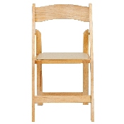 HERCULES Series Natural Wood Folding Chair with Vinyl Padded Seat, XF-2903-NAT-WOOD-GG