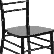 HERCULES Series Black Wood Chiavari Chair, XS-BLACK-GG