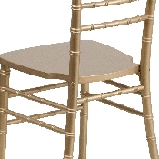 HERCULES Series Gold Wood Chiavari Chair, XS-GOLD-GG