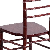 HERCULES Series Mahogany Wood Chiavari Chair, XS-MAHOGANY-GG