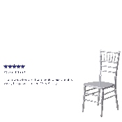 HERCULES Series Silver Wood Chiavari Chair, XS-SILVER-GG