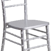 HERCULES Series Silver Wood Chiavari Chair, XS-SILVER-GG