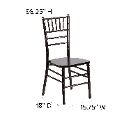 HERCULES Series Walnut Wood Chiavari Chair, XS-WALNUT-GG