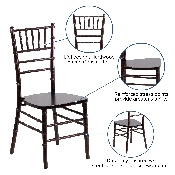 HERCULES Series Walnut Wood Chiavari Chair, XS-WALNUT-GG