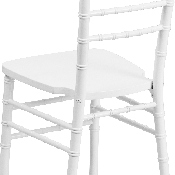 HERCULES Series White Wood Chiavari Chair, XS-WHITE-GG
