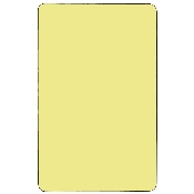 24''W x 48''L Rectangular Yellow Thermal Laminate Activity Table - Height Adjustable Short Legs, XU-A2448-REC-YEL-T-P-GG
