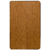 30''W x 72''L Rectangular Oak Thermal Laminate Activity Table - Standard Height Adjustable Legs, XU-A3072-REC-OAK-T-A-GG