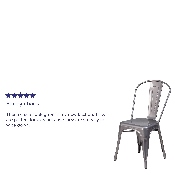 Clear Coated Metal Indoor Stackable Chair, XU-DG-TP001-GG