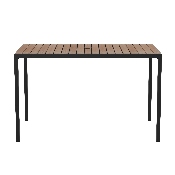 30"x 48" Faux Teak Patio Table, XU-DG-UH3048-GG