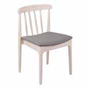 Chester Commercial Grade Solid Wood Antique White Dining Chair with Curved Spindle Backrest and Beige Vinyl Seat, XU-DG-W0359-ANTWHT-GG