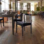 Chester Commercial Grade Solid Wood Black Dining Chair with Curved Spindle Backrest and Black Vinyl Seat, XU-DG-W0359-BLK-GG