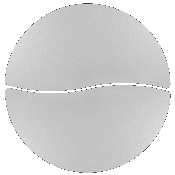 2 Piece Mobile 60" Circle Wave Flexible Grey Thermal Laminate Adjustable Activity Table Set, XU-GRP-A60-HCIRC-GY-T-A-CAS-GG