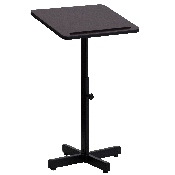 Adjustable Height Metal Lectern in Mahogany, XU-LECTERN-ADJ-GG