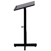 Adjustable Height Metal Lectern in Mahogany, XU-LECTERN-ADJ-GG