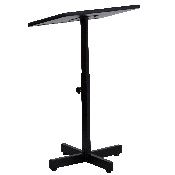 Adjustable Height Metal Lectern in Mahogany, XU-LECTERN-ADJ-GG