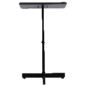 Adjustable Height Metal Lectern in Mahogany, XU-LECTERN-ADJ-GG