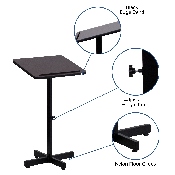 Adjustable Height Metal Lectern in Mahogany, XU-LECTERN-ADJ-GG
