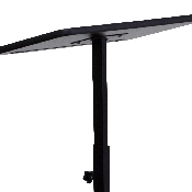Adjustable Height Metal Lectern in Mahogany, XU-LECTERN-ADJ-GG