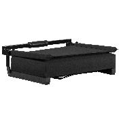 Grandstand Comfort Seats by Flash with Ultra-Padded Seat in Black, XU-STA-BK-GG