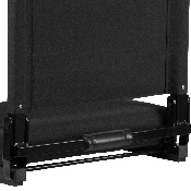 Grandstand Comfort Seats by Flash with Ultra-Padded Seat in Black, XU-STA-BK-GG