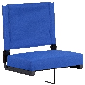 Grandstand Comfort Seats by Flash with Ultra-Padded Seat in Blue, XU-STA-BL-GG