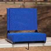 Grandstand Comfort Seats by Flash with Ultra-Padded Seat in Blue, XU-STA-BL-GG