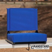 Grandstand Comfort Seats by Flash with Ultra-Padded Seat in Blue, XU-STA-BL-GG