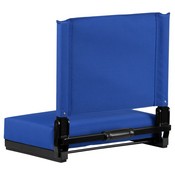 Grandstand Comfort Seats by Flash with Ultra-Padded Seat in Blue, XU-STA-BL-GG