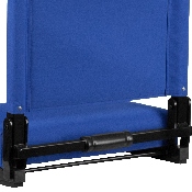 Grandstand Comfort Seats by Flash with Ultra-Padded Seat in Blue, XU-STA-BL-GG