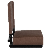 Grandstand Comfort Seats by Flash with Ultra-Padded Seat in Brown, XU-STA-BRN-GG
