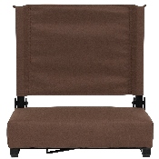 Grandstand Comfort Seats by Flash with Ultra-Padded Seat in Brown, XU-STA-BRN-GG