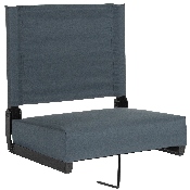 Grandstand Comfort Seats by Flash with Ultra-Padded Seat in Dark Blue, XU-STA-DKBL-GG