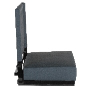 Grandstand Comfort Seats by Flash with Ultra-Padded Seat in Dark Blue, XU-STA-DKBL-GG