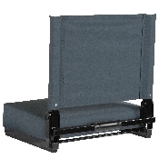 Grandstand Comfort Seats by Flash with Ultra-Padded Seat in Dark Blue, XU-STA-DKBL-GG