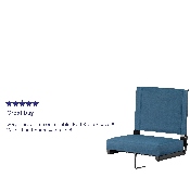 Grandstand Comfort Seats by Flash with Ultra-Padded Seat in Teal, XU-STA-GN-GG