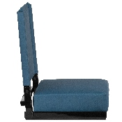 Grandstand Comfort Seats by Flash with Ultra-Padded Seat in Teal, XU-STA-GN-GG