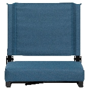 Grandstand Comfort Seats by Flash with Ultra-Padded Seat in Teal, XU-STA-GN-GG