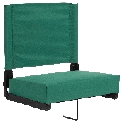 Grandstand Comfort Seats by Flash with Ultra-Padded Seat in Hunter Green, XU-STA-HGR-GG