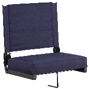 Grandstand Comfort Seats by Flash with Ultra-Padded Seat in Navy, XU-STA-NVY-GG