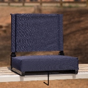 Grandstand Comfort Seats by Flash with Ultra-Padded Seat in Navy, XU-STA-NVY-GG