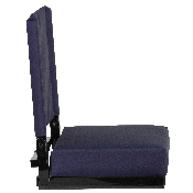 Grandstand Comfort Seats by Flash with Ultra-Padded Seat in Navy, XU-STA-NVY-GG
