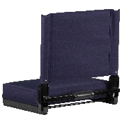 Grandstand Comfort Seats by Flash with Ultra-Padded Seat in Navy, XU-STA-NVY-GG