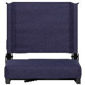 Grandstand Comfort Seats by Flash with Ultra-Padded Seat in Navy, XU-STA-NVY-GG