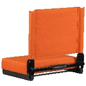 Grandstand Comfort Seats by Flash with Ultra-Padded Seat in Orange, XU-STA-OR-GG