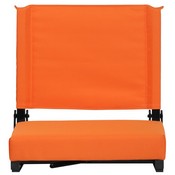 Grandstand Comfort Seats by Flash with Ultra-Padded Seat in Orange, XU-STA-OR-GG