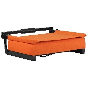 Grandstand Comfort Seats by Flash with Ultra-Padded Seat in Orange, XU-STA-OR-GG