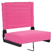 Grandstand Comfort Seats by Flash with Ultra-Padded Seat in Pink, XU-STA-PK-GG