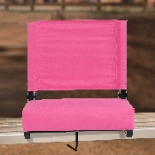 Grandstand Comfort Seats by Flash with Ultra-Padded Seat in Pink, XU-STA-PK-GG