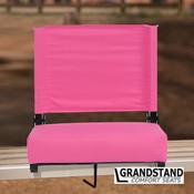 Grandstand Comfort Seats by Flash with Ultra-Padded Seat in Pink, XU-STA-PK-GG